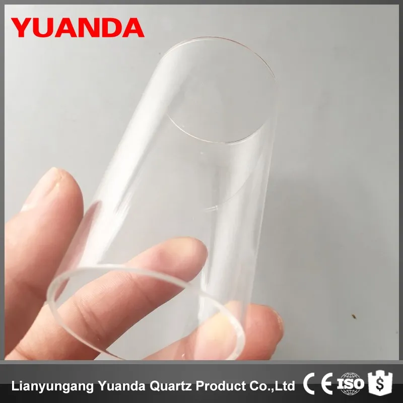 Клиент сделал большого диаметра трубки из кварцевого стекла стирки и сушки оборудования