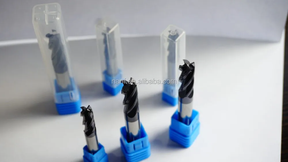 
YG10X tungsten carbide square end mill for 45HRC and 55HRC 