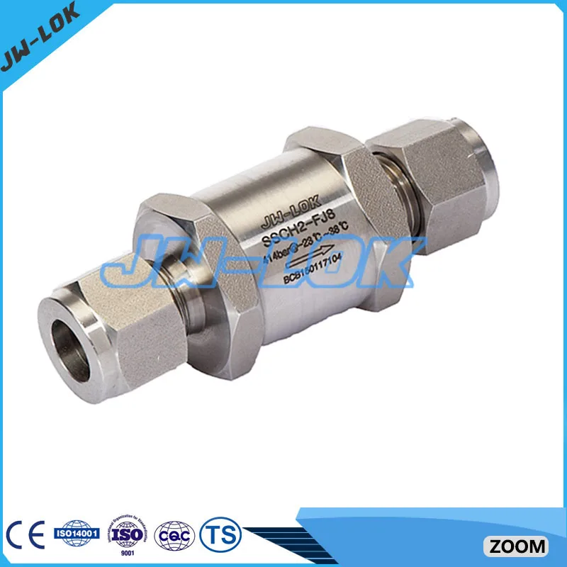 1/4' 3/8' 1/2' compression check valve tip