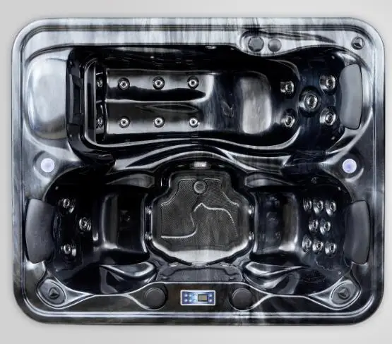 With High Quality Spa Pool Luxury Outdoor Spa/hottub/bathtub/luxury Tubs Hot Tub Outdoor Black 32 Acrylic Massage Modern Drainer