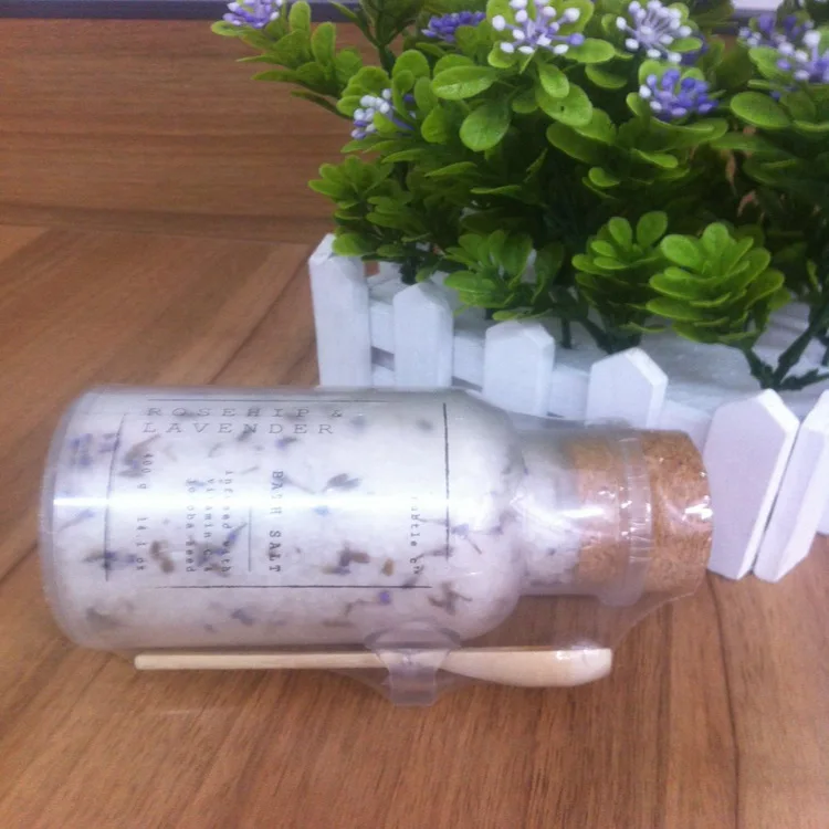 
Private label fruity spa gift deep cleaning moisturizing bath salt natural 