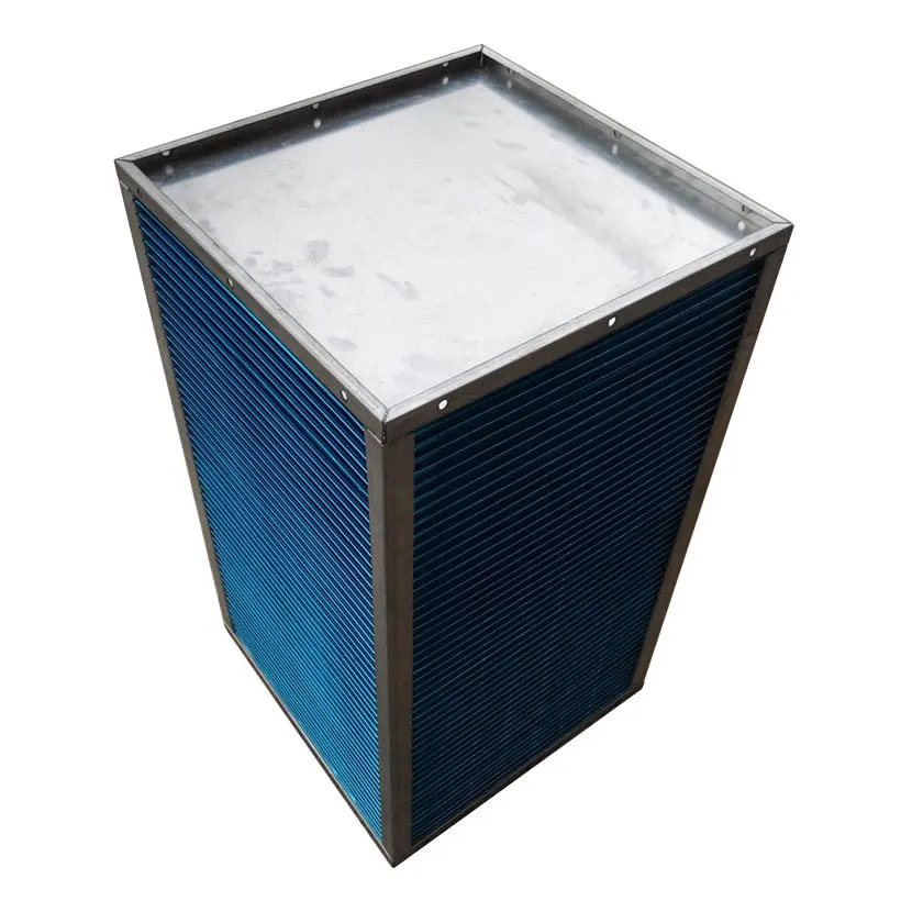 ventilation system crossflow 0.13mm thick aluminum foils sensible heat exchanger