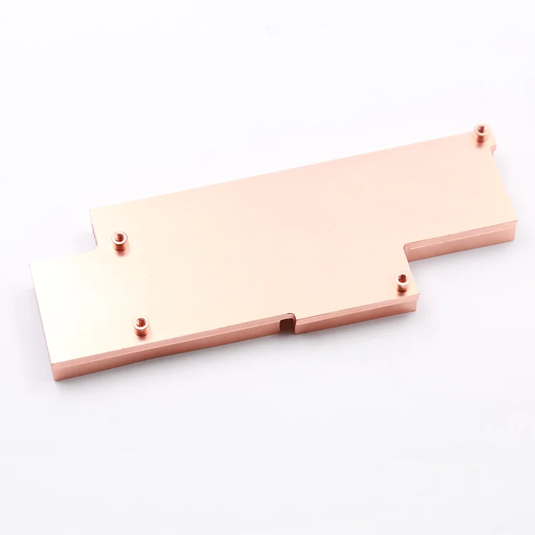 Wholesale Large Copper Heatsink, China Cu Radiator, Precision Machining Service