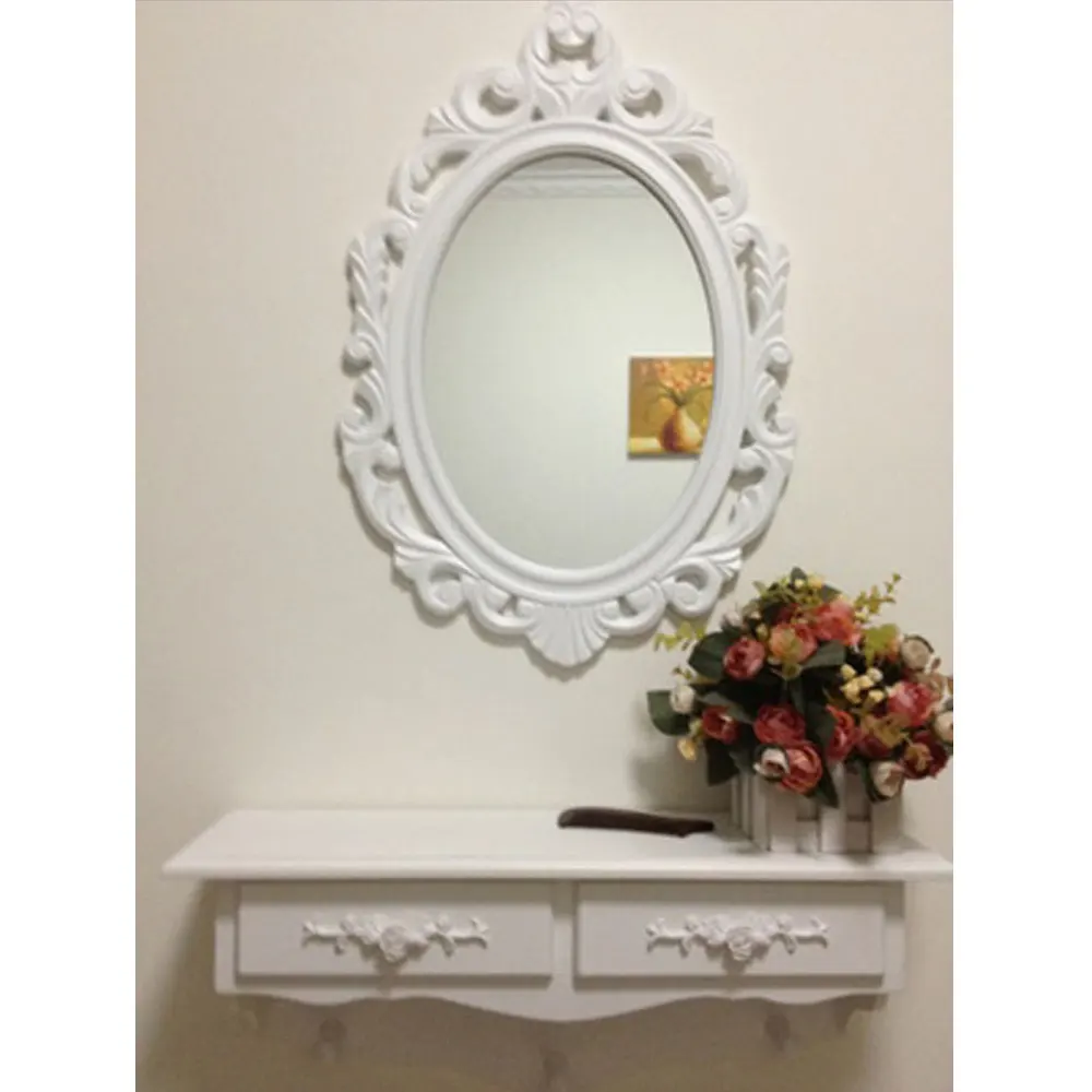 
D1717 modern wooden craft desk home decoration wardrobes with dressing table dresser wall mounted dressing table 