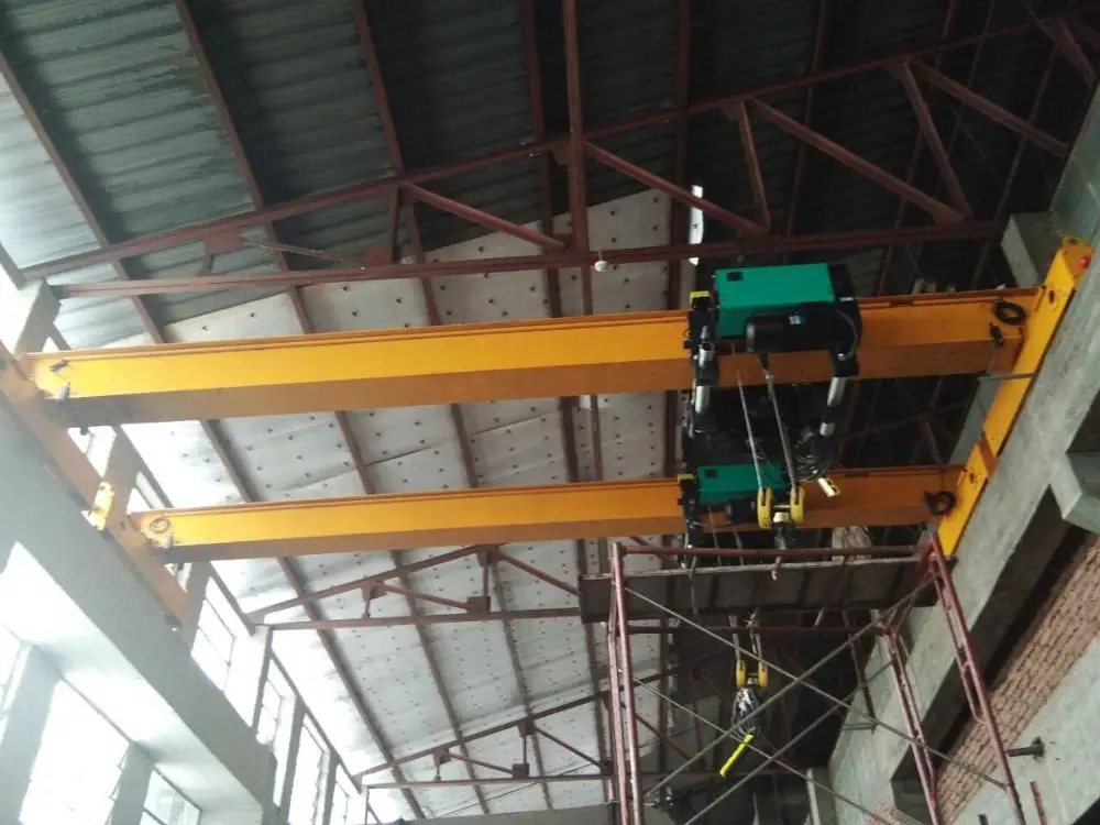 5 6.3 10 15 20 ton European single girder overhead travelling crane made in China for sale