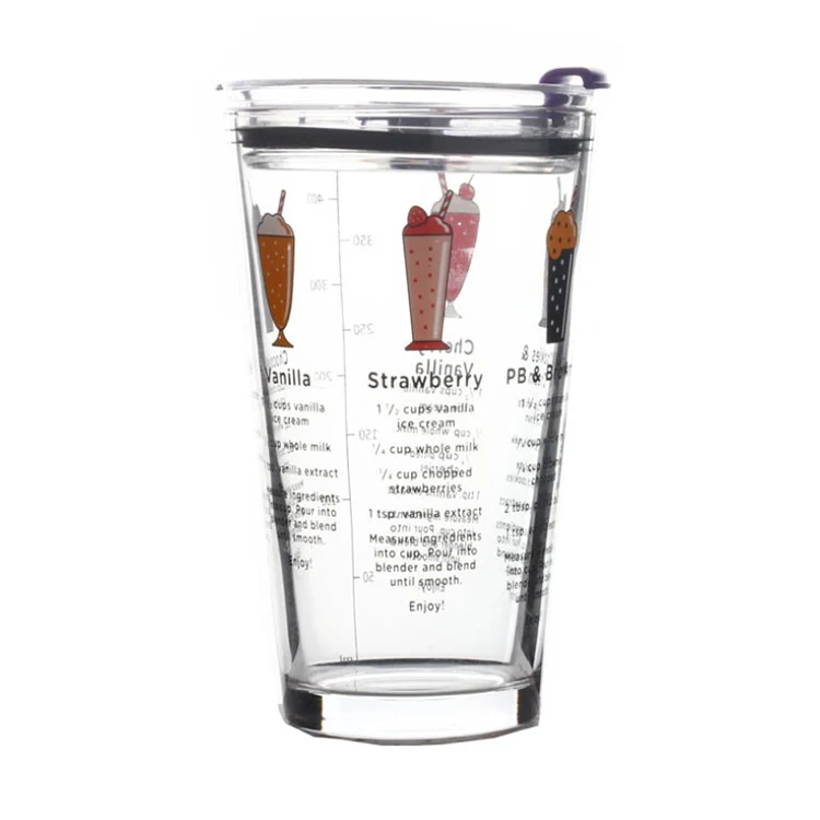 Многоразовая стеклянная кружка-стакан объемом 16 унций, соломенная Крышка для чая, кофе