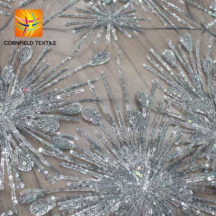 Top 10 years experience factory wholesale reversible sequin fabric india