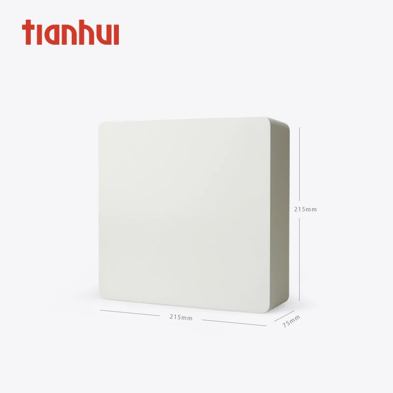 Tianhui Wholesale tea white cake bakery candy square metal tin box