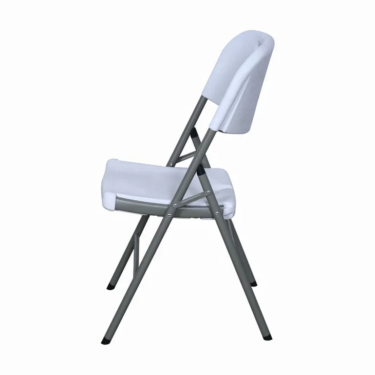Free sample wholesale commercial wedding party event white plastic folding chair/folding plastic chair