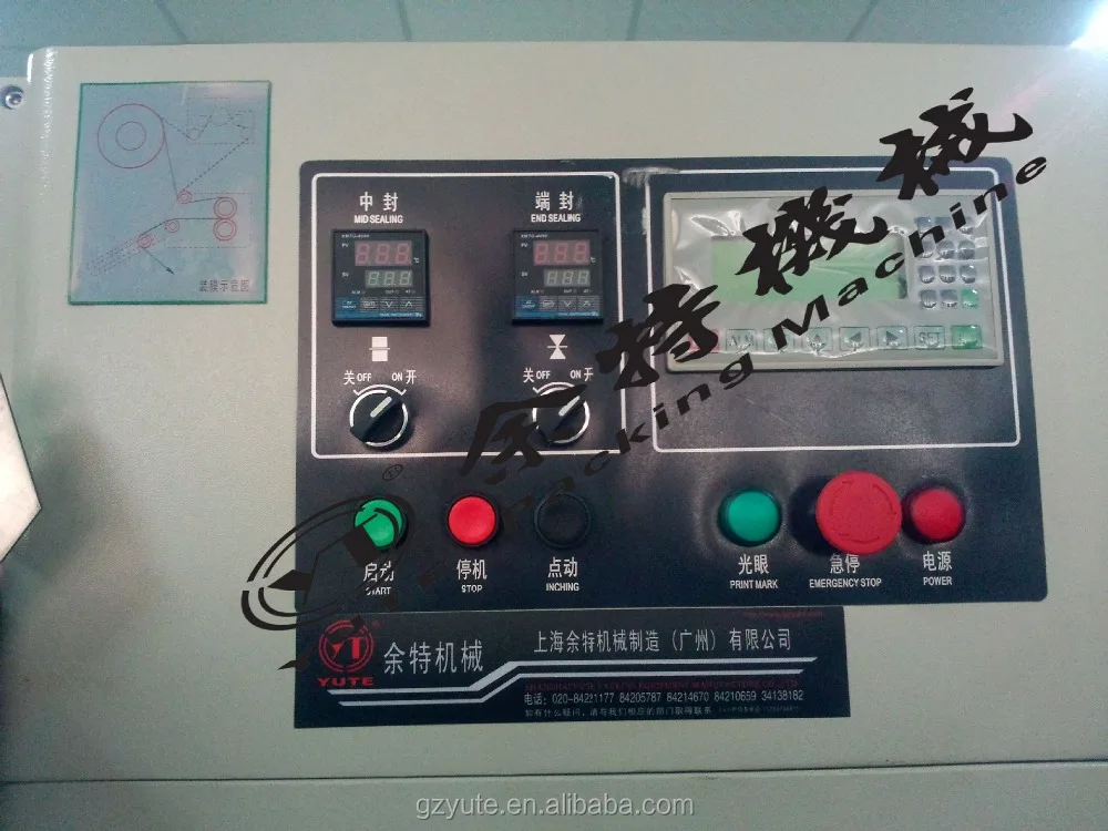 Полностью автоматическая горизонтальная конфеты потока упаковочная машина