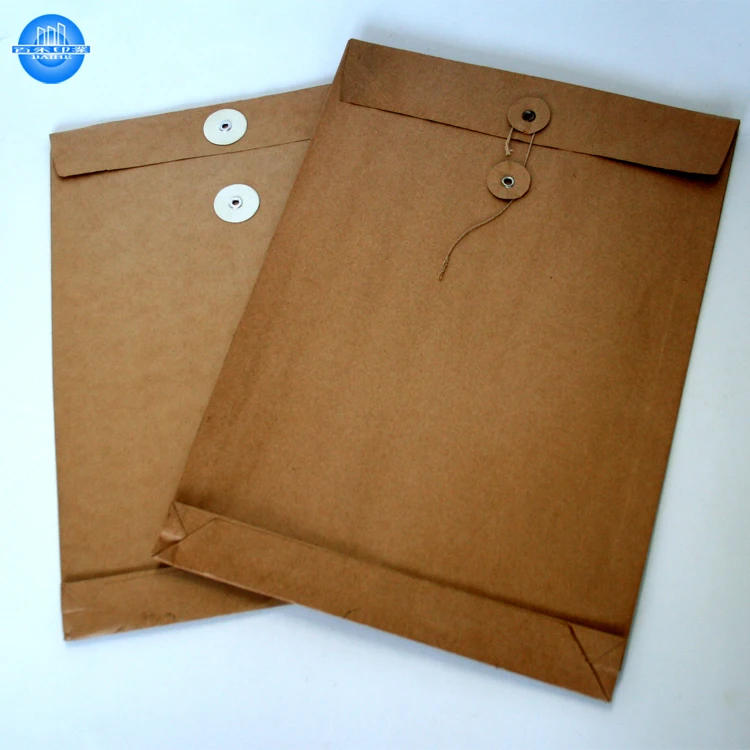 Custom Envelopes Decorative Kraft Paper Envelope Kraft Bag Envelope Postcards Greeting Card Xf9 OEM Offset Printing Sobres Kraft