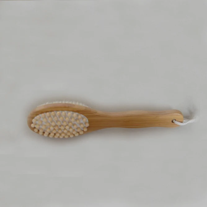 Many Styles High Quality Wood Bath Brush with Natural Pig Bristles and Professional Manufacturer