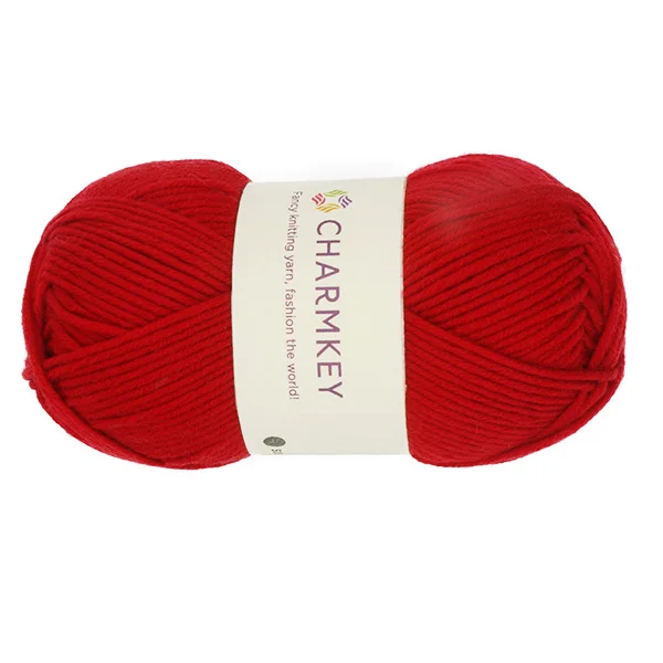 
Charmkey top quality 100 wool knitting yarn merino wool sweater baby yarn 