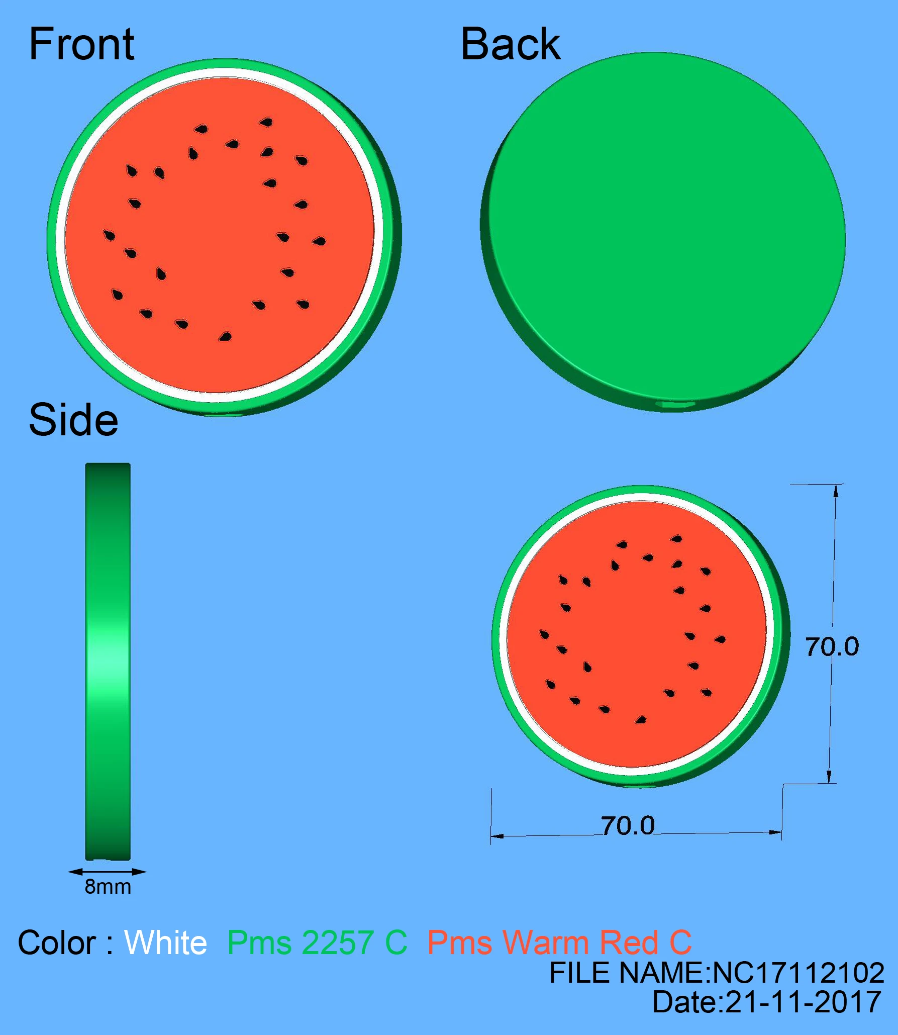 Shenzhen Manufacture New Design 2D DIY Custom q1 Phone Wireless Charger