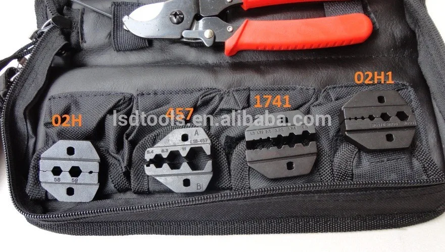Coaxial tool kit for CCTV BNC coax cable connectors professional hand crimping tools set AP-K05H