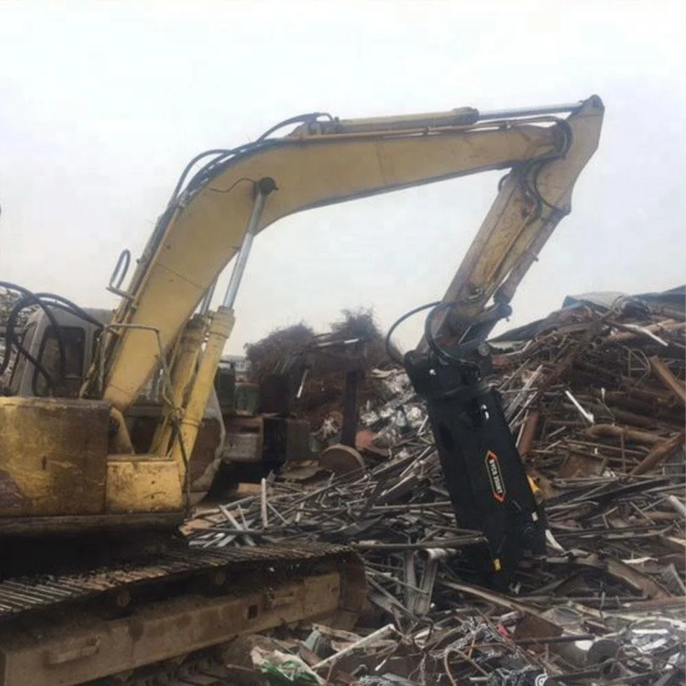 
excavator attachments hydraulic demolition shear crusher pulverizer 