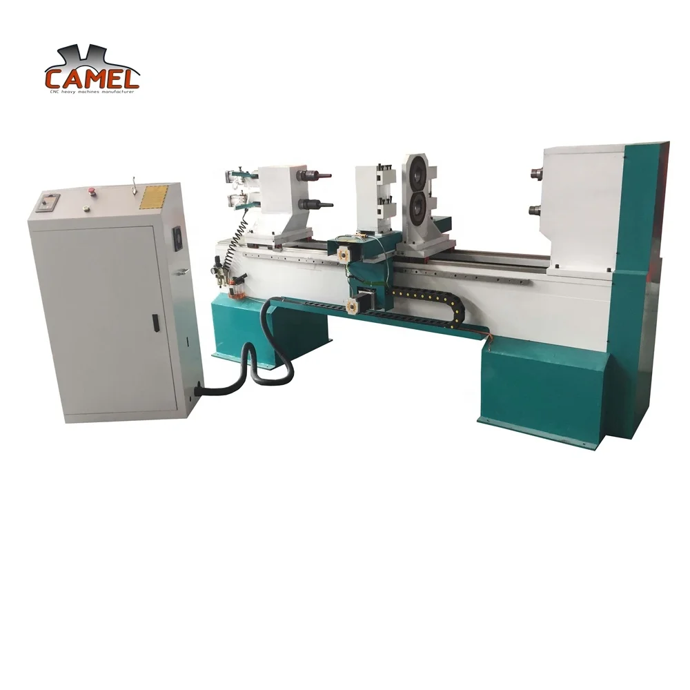 CA-1516 Jinan woodworking CNC wood turning lathe carving machine with spindle for staircase ,Rome column,baseball bat,chair legs