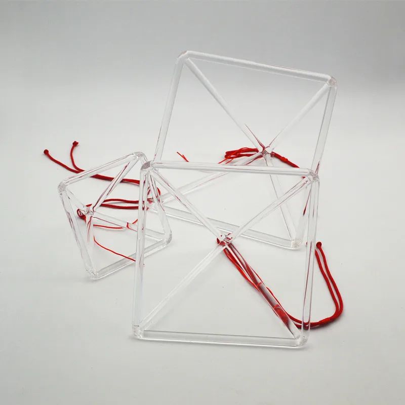 HF Meditation Quartz Crystal Singing Pyramid One Set For Musical Healing