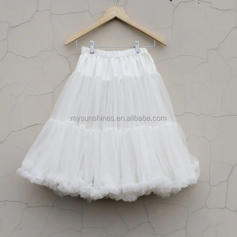 New Design Plus Size Yellow Chiffon Lady Pettiskirt Fashion Fluffy Long Maxi Skirt