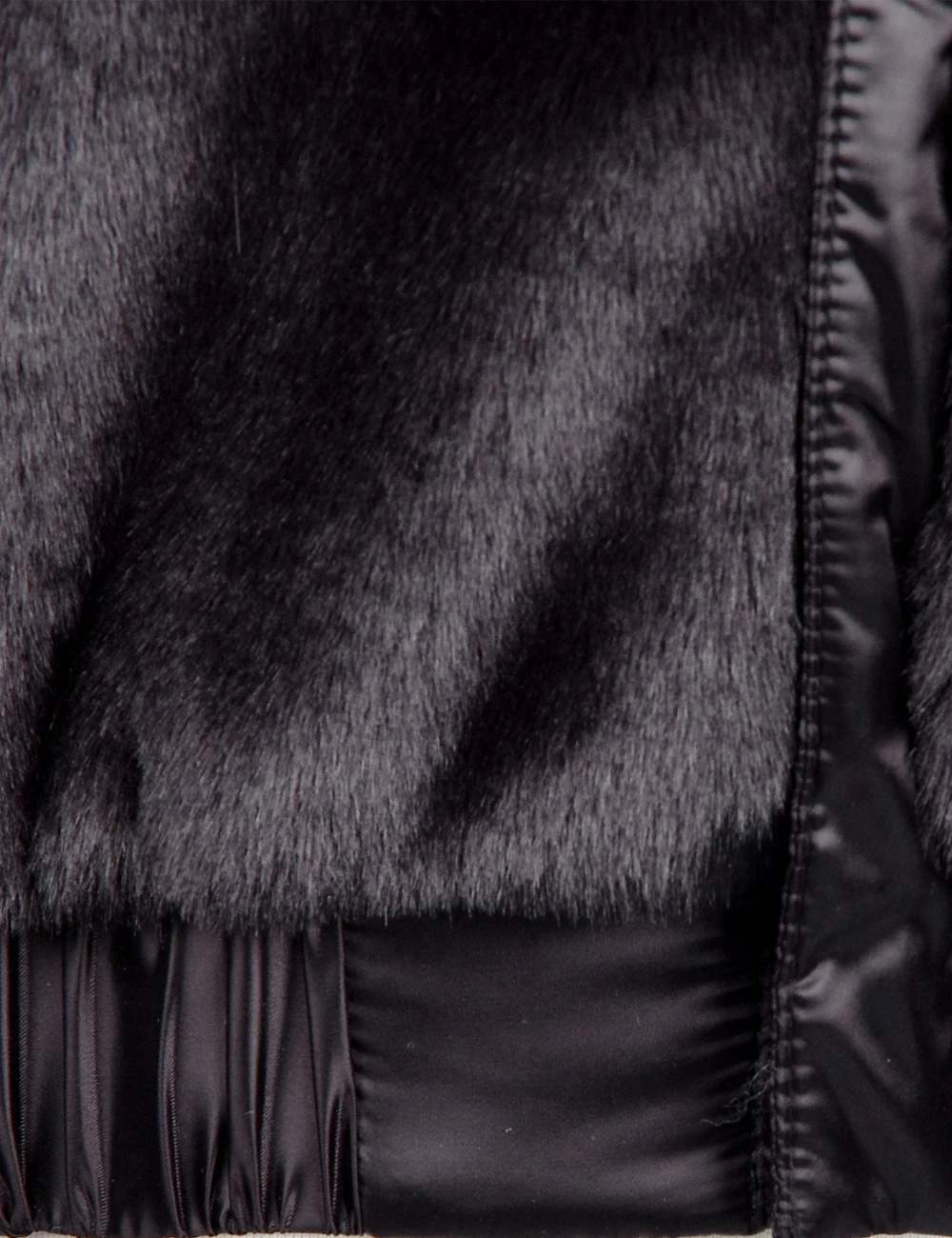 Черная куртка из искусственного меха, женские меховые куртки-бомберы с капюшоном, оптовая продажа