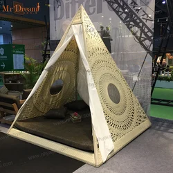 Mr.Dream high quality fashion lawn patio garden triangle rattan outdoor lounge furniture