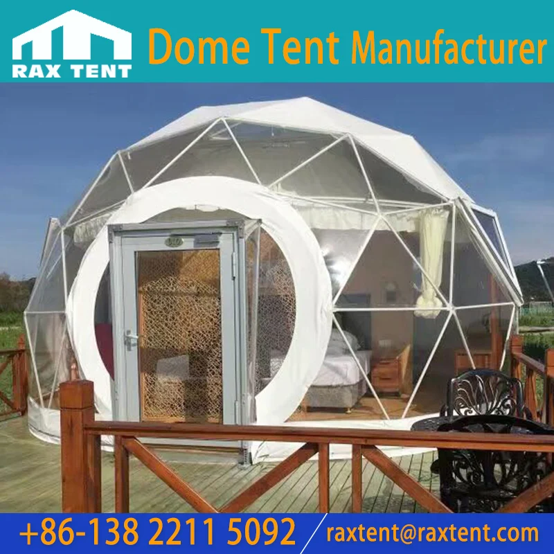 4m,5m,6m small dome tent for outdoor house with wood platform and wooden floor,dome tent for home,glamping,commercial,promotion