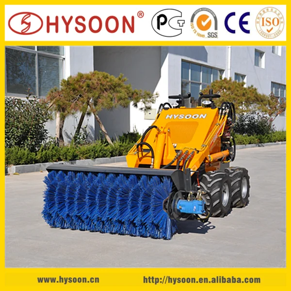 Mini skid steer loader poultry house cleaning equipment
