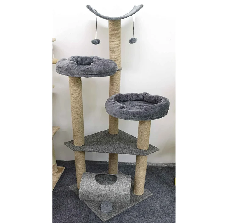 Забавная мебель, тренажеры для скалолазания, Большой Домик для кошек, башня для скалолазания, дом для кошек PTC28034