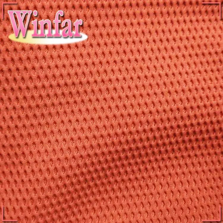 Shaoxing spacer 3D Air Mesh Fabric ready goods 100% Polyester spandex Birdeyes mesh tricot fabric