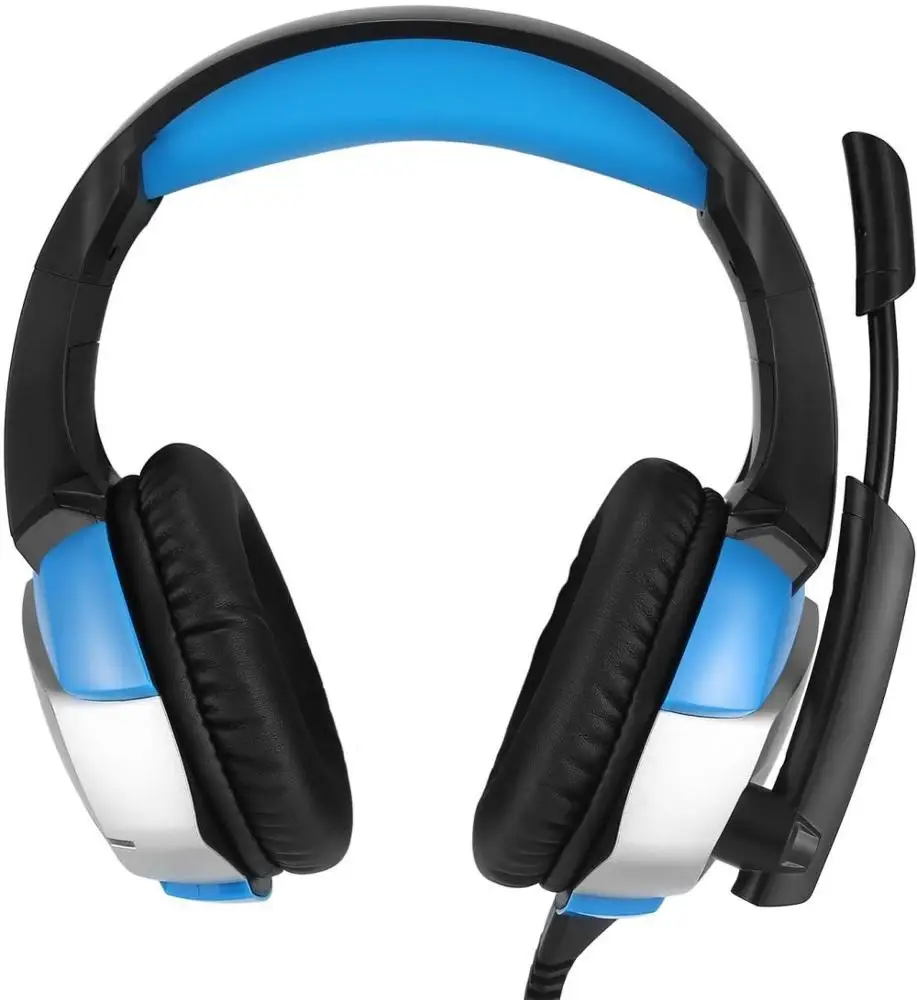 
K5 Onikuma Topsale on Amazon 50mm stereo gaming headphone for Laptop PC mobile wired computer headset for gamer blue LED 
