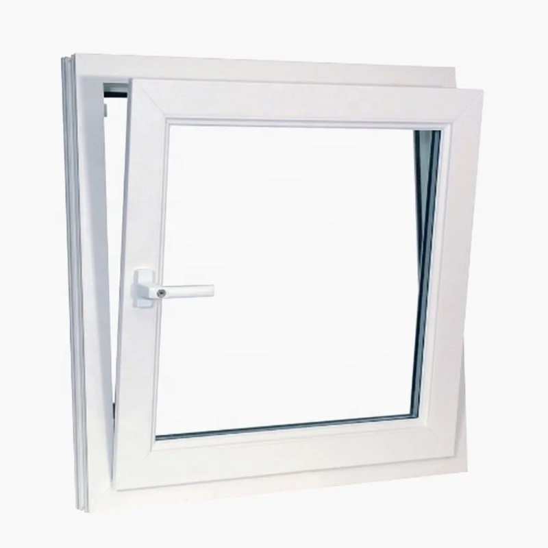German Style PVC Tilt And Turn Windows With Hinges And Hardware