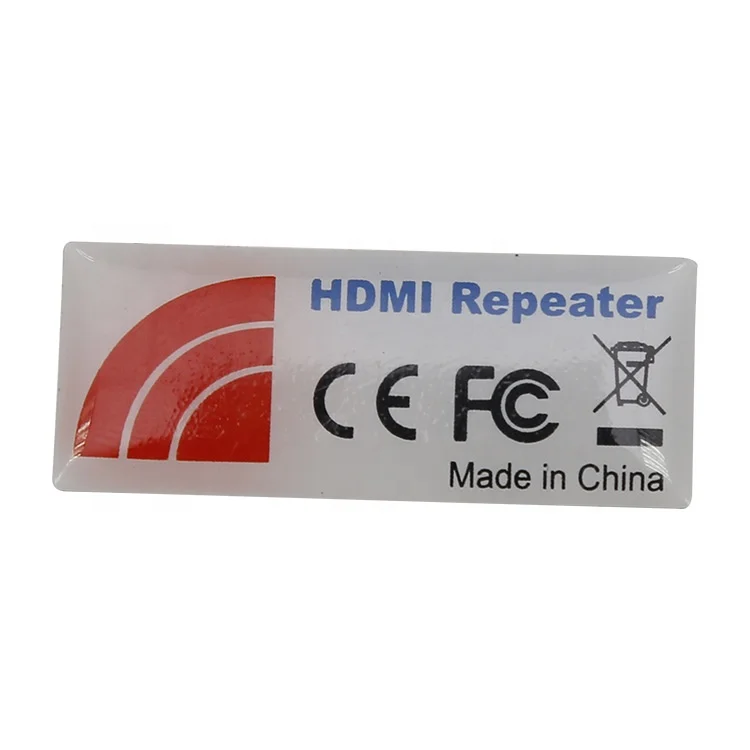 OEM design logo printed resin epoxy label polyurethane PU dome sticker