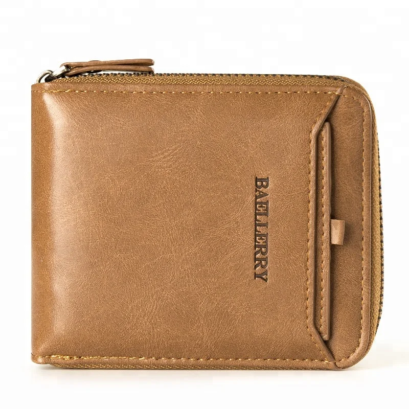 Мужской кошелек Baellerry из искусственной кожи с зажимом для денег