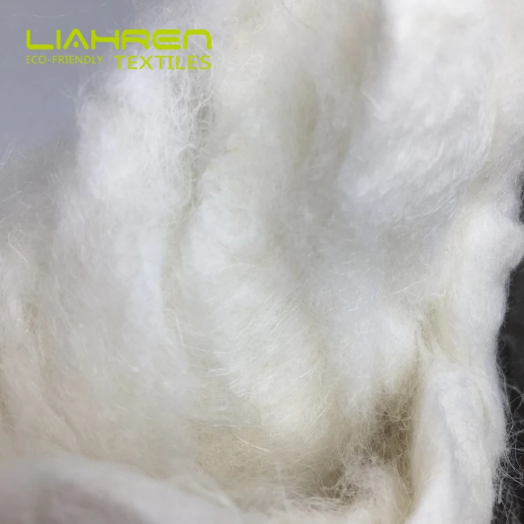 
Bag 100% Hemp Bleached White 38mm Fiber for Spinning Blending Dyeing Strong Durable from CN;BEI 2600NM 