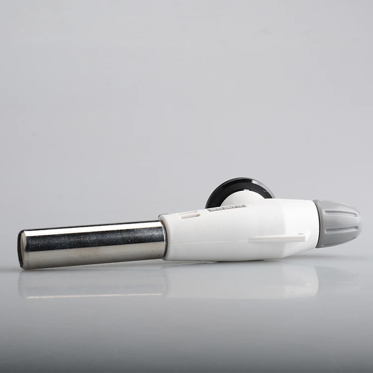 Factory supplied butane gas micro torch flame guns