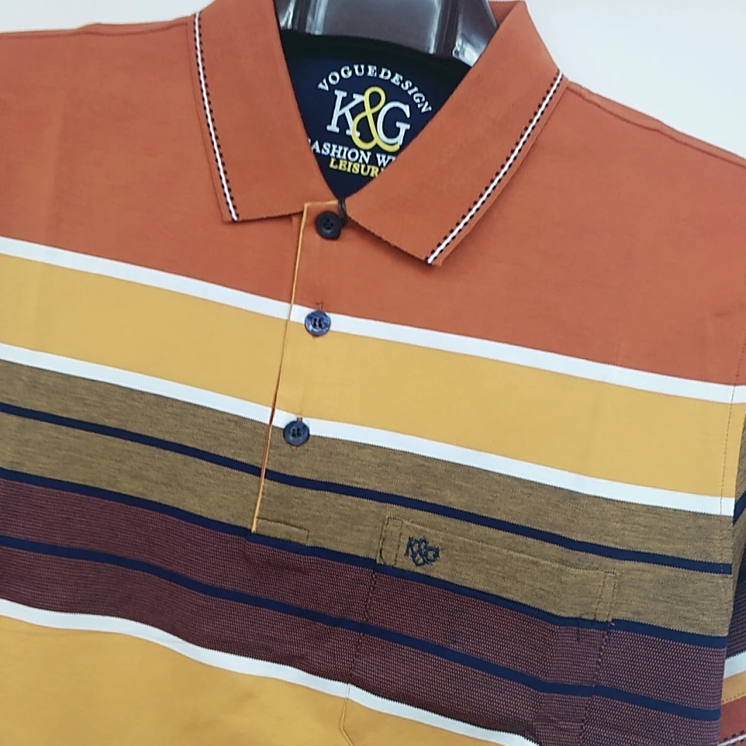 
T shirt printing bangladesh High quality Mens collar striped design cotton polo t shirt 