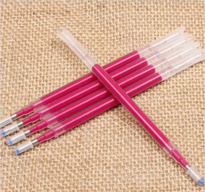 Textile Pen Heat Sensitive Ink Refill Erasable Disappearing Fading Fabric Pen for leather Marking