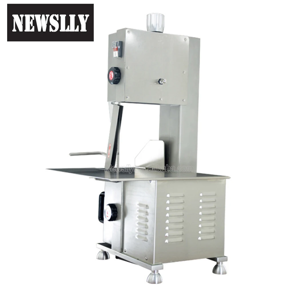 High Speed Electric Meat Bone Cutting Saw Machine with Stainless Steel Bench