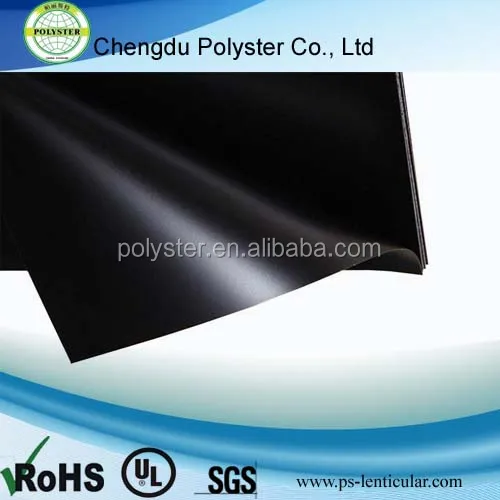 Factory anti-fire Flame retardant black 0.1mm 0.125mm PC film/sheet KLX FRPC-1860B same Sabic/Lexan FR700