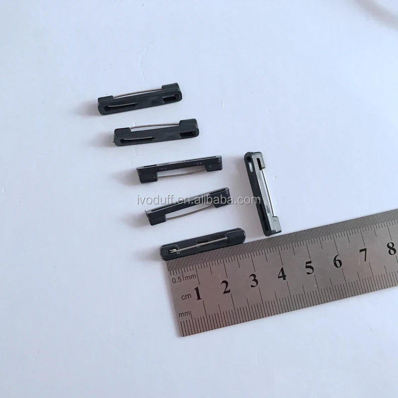 Hotsale Black Plastic Pin Safety Pins Brooch Base DIY badge name card