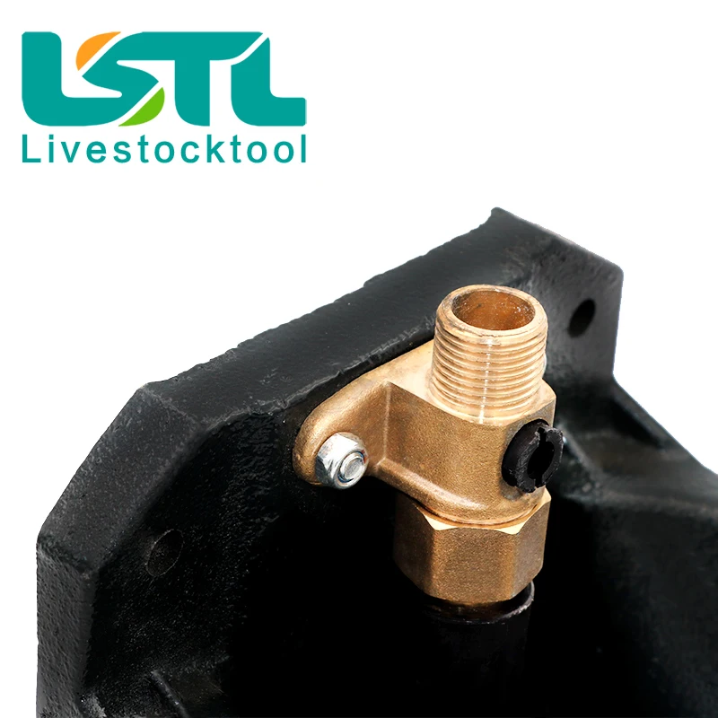 Livestock Animal Drinking Equipment Cast Iron Automatic Sheep Goat Water Bowl Copper Valve Drinking Trough