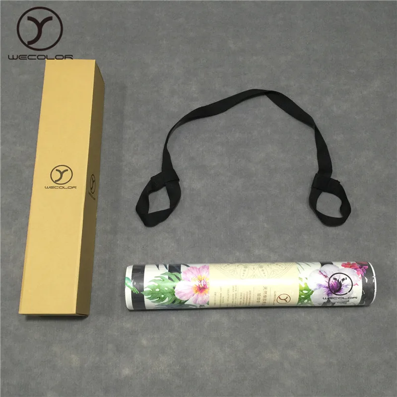 Best quantity anti-tear eco-friendly custom logo printing non slip folding natural rubber material travel yoga mat