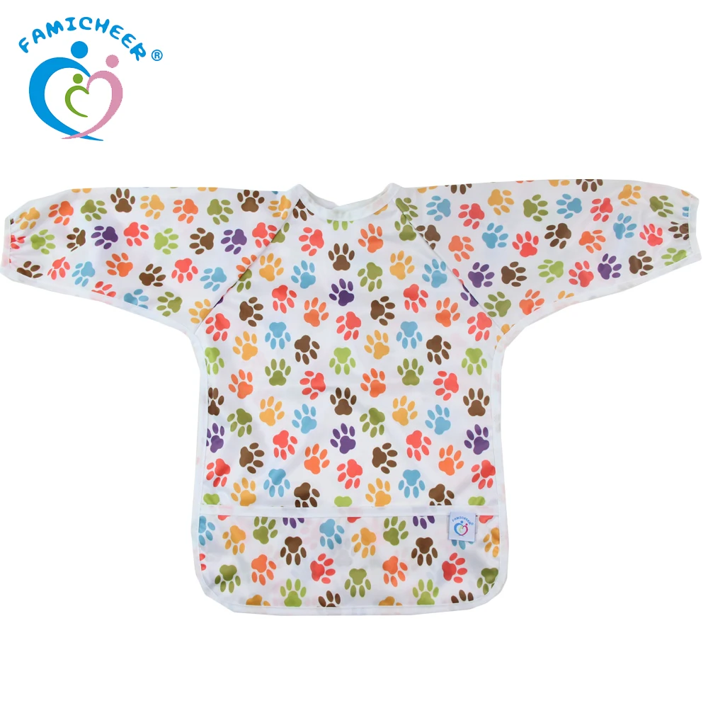 
Famicheer Unisex Baby Bib Bandana Baby Waterproof Junior Sleeved Bib 