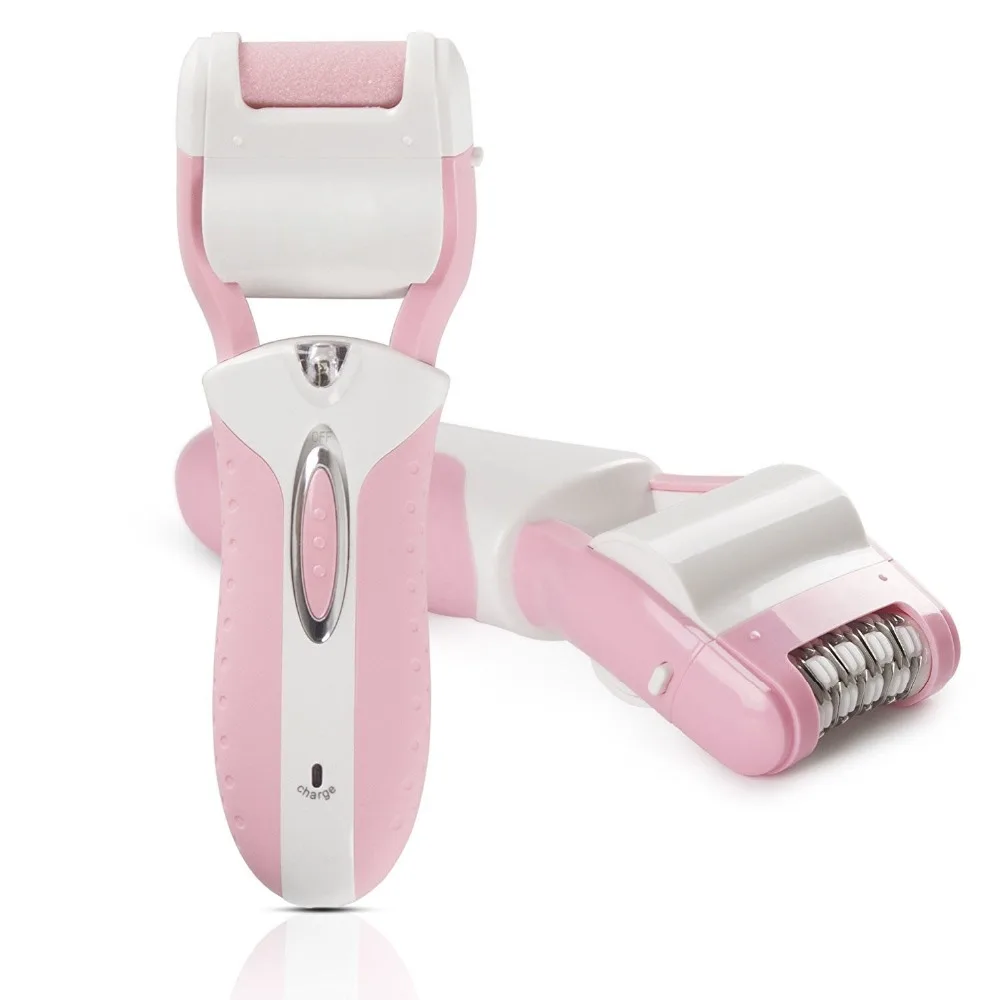 Private Label Новый Горячий Аккумуляторная Мозолей Remover Ног Мозолей Remover Электрический Мозолей Remover С 2 Сменных Роликов