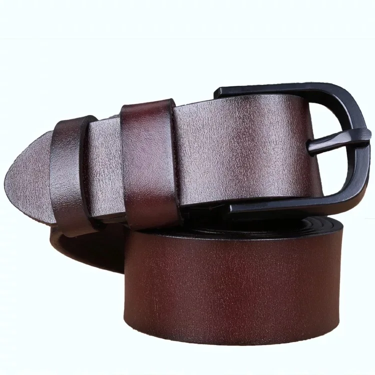 Custom belts manufacturers genuine leather men belt vintage cowhide man belt