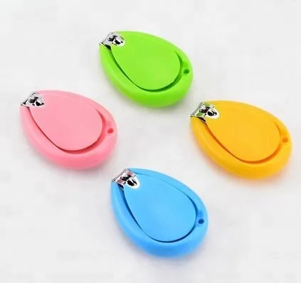 2018 Baby kid safety carbon steel fingernail toenail manincure nail care tool clipper cutter with magnifying glass