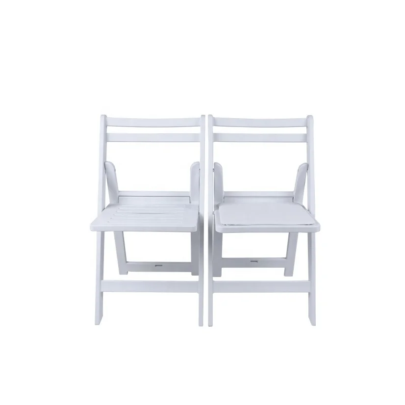 Garden chair new deign slat back resin folding chair