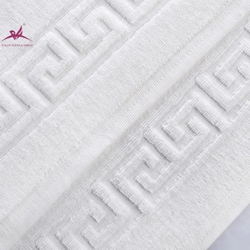 Alibaba China market 100% cotton hotel customized jacquard towel set