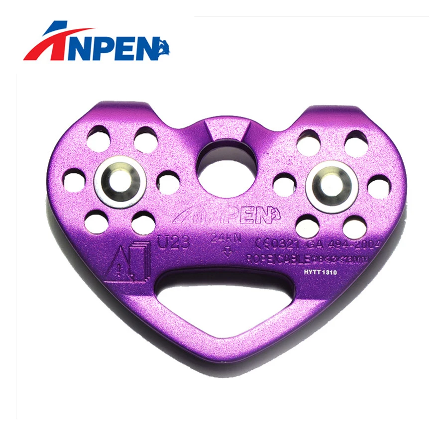 Stainless Steel Tandem Cable Trolley Pulley for Outdoor Climbing with Sealed ball bearings