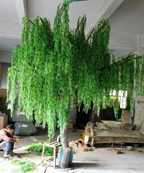 Outdoor Decoration best price artificial tree Artificial Willow Tree